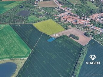 Pole 1 818 m², Podíl 25 % o výměře 455 m²