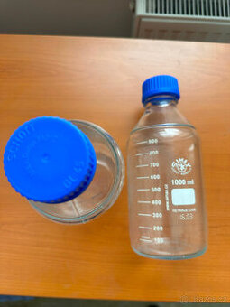 Skleněná láhev s uzávěrem, GL45 1000ml