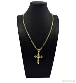 zlatý řetízek do V – 14K, 26,8 g 585/1000 novy punc