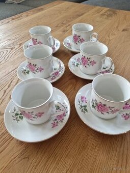 Kompletní kávová porcelánová sada