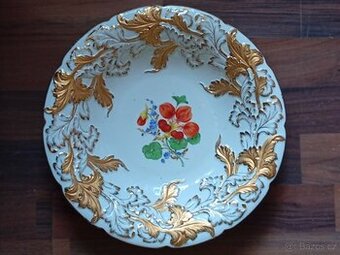 Míšeňský porcelánový talíř