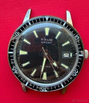 PRIM Sport 1 černý ciferník – funkční, původní