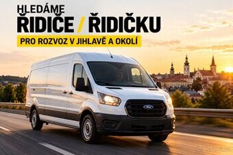Řidič/ka dodávky – denní rozvoz cca 15 - 20 zastávek