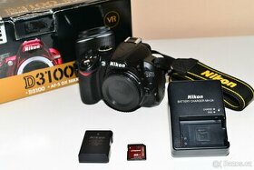 Nikon D3100 + příslušenství