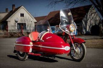 JAWA 250/353 SAJDKÁR (top patinovka)