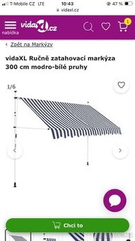 Markýza 300 Cm, markýza 150 Cm, - 1