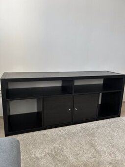 Černohnědý TV stolek