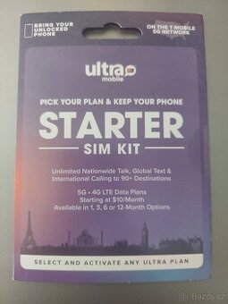 SIM karta USA - Ultra mobile