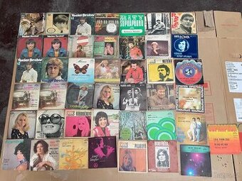 Vinylové nosiče desky singly různé stavy kus za 30 Kč - 1