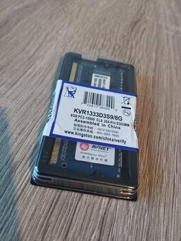 Kingston 8 GB DDR3 SO-DIMM 1333 MHz / nepoužitá