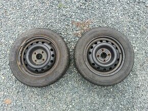 2 kola 5,5x14H2 ET49, pneumatiky 185/60 R14