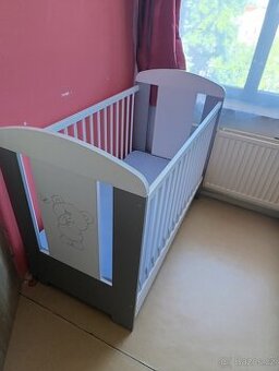 Dětská postýlka 60x120cm se šuplíkem