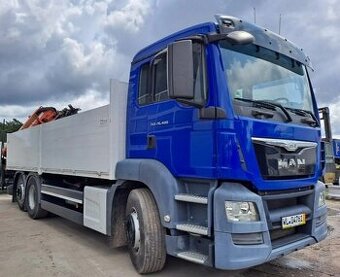 MAN TGS 26.400 - 6x2 - Valník + HR-ATLAS 165,2-A4 – EURO 6