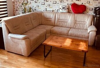 Prodám rozkládací světlou sedačku 230x255cm