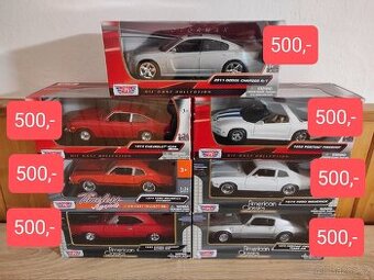 Modely aut 1/24 - Různé