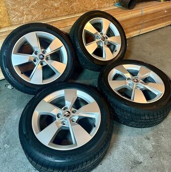 ALU Kola ŠKODA 5x112 R17 EREBUS Zimní Pneu 225/50/17