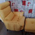 Prodám křeslo s podnožkou