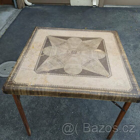 Starožitný karetní stolek - Shwayder Bros Samson