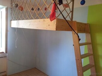 Postel vysoká 200x100 cm , 2x