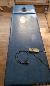 Elektrické Masážní lehátko 1 motor modré