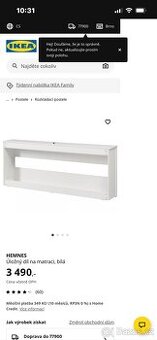 Uložny prostor ikea hemnes