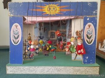 Retro hracka loutkove Divadlo