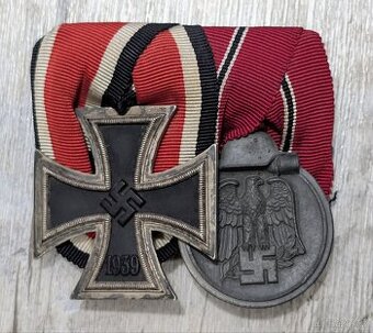 Železný kříž- medailová lišta- wehrmacht