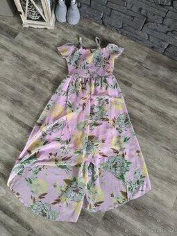 Dívčí dlouhé šaty vel. 140