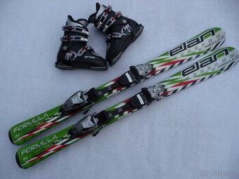 284. Detske lyže ELAN - 110cm + boty TECNICA 33,5 eu SET