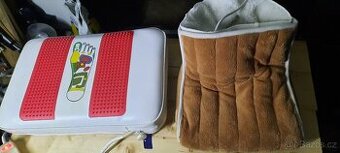 Vyhřívací bota a masážní termo polštář na nohy