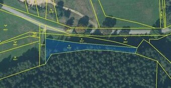 Velká Rovná Prodej Pozemek 1460 m2 obec Pacov okr. Pelhřimov