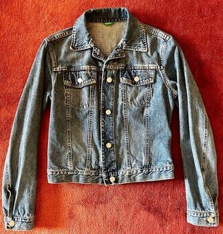 Riflová bunda Benetton, velikost M, super stav