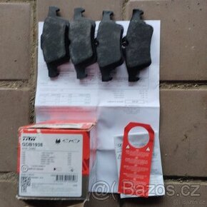 Brzdové destičky zadní Ford Focus