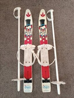 První dětské lyže