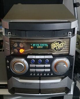 HI-FI VĚŽ PHILIPS FW-C355/22. PO REPASI, PLNĚ FUNKČNÍ.