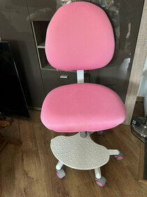 Kolečková židle růžová - TOP