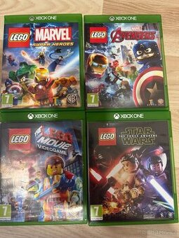 XBOX ONE - dětské LEGO hry 4ks