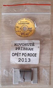 Trubičková olovo cínová pájka 2mm s kalafunou - 1