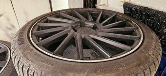 Alu kola R18 5x112 keskin zimni pneu+letni pneu.