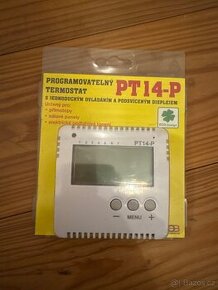 Programovatelný termostat PT14-P - nový/nerozbalený