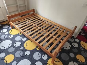 2x postel 1x 120x200cm a 1x 80x200cm