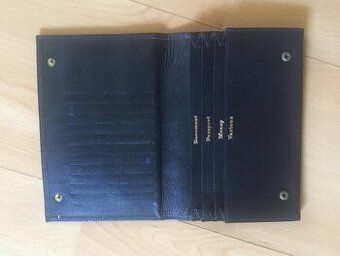 peněženka dokladovka, kožená