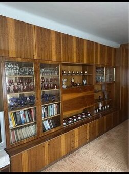 Retro obývací stena