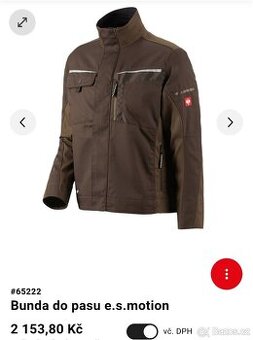 Engelbert Strauss Motion bunda nová s cedulkou vel.XL