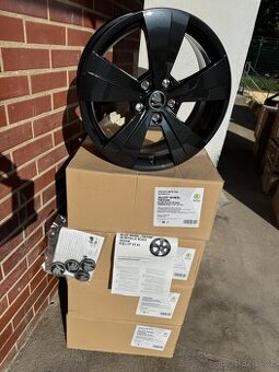 Nové Alu 17" 5x112, škoda TRITON BLACK SUP3, DPH