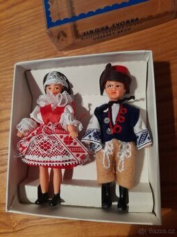 Krojované loutky retro hračka