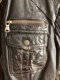 Kožená bunda dámská TOP stav