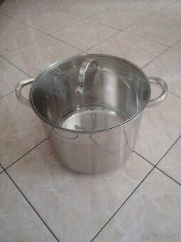 Gastro velký nerez  hrnec 10l nový, vhodný na indukci atd