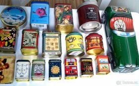 Dekorativní plechové krabičky plechovky nejen pro sběratele