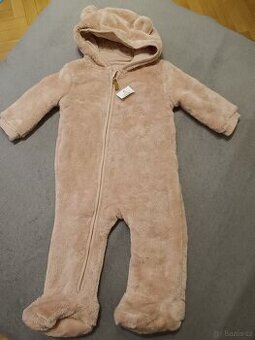 Overal/ kombinéza do kočárku růžová vel 80, F&F